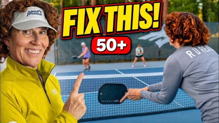 Senior Pickleball Technique: Tips on how to Shield Your Line – The Dink Pickleball