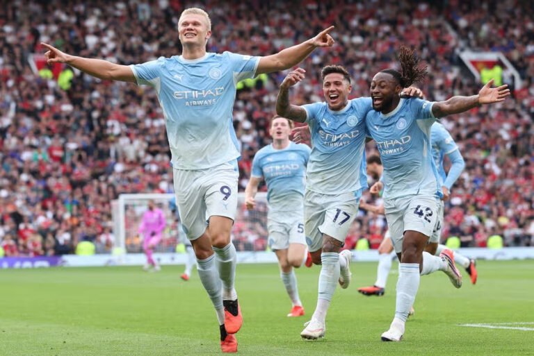 Haaland wins Manchester derby for 10-man Metropolis