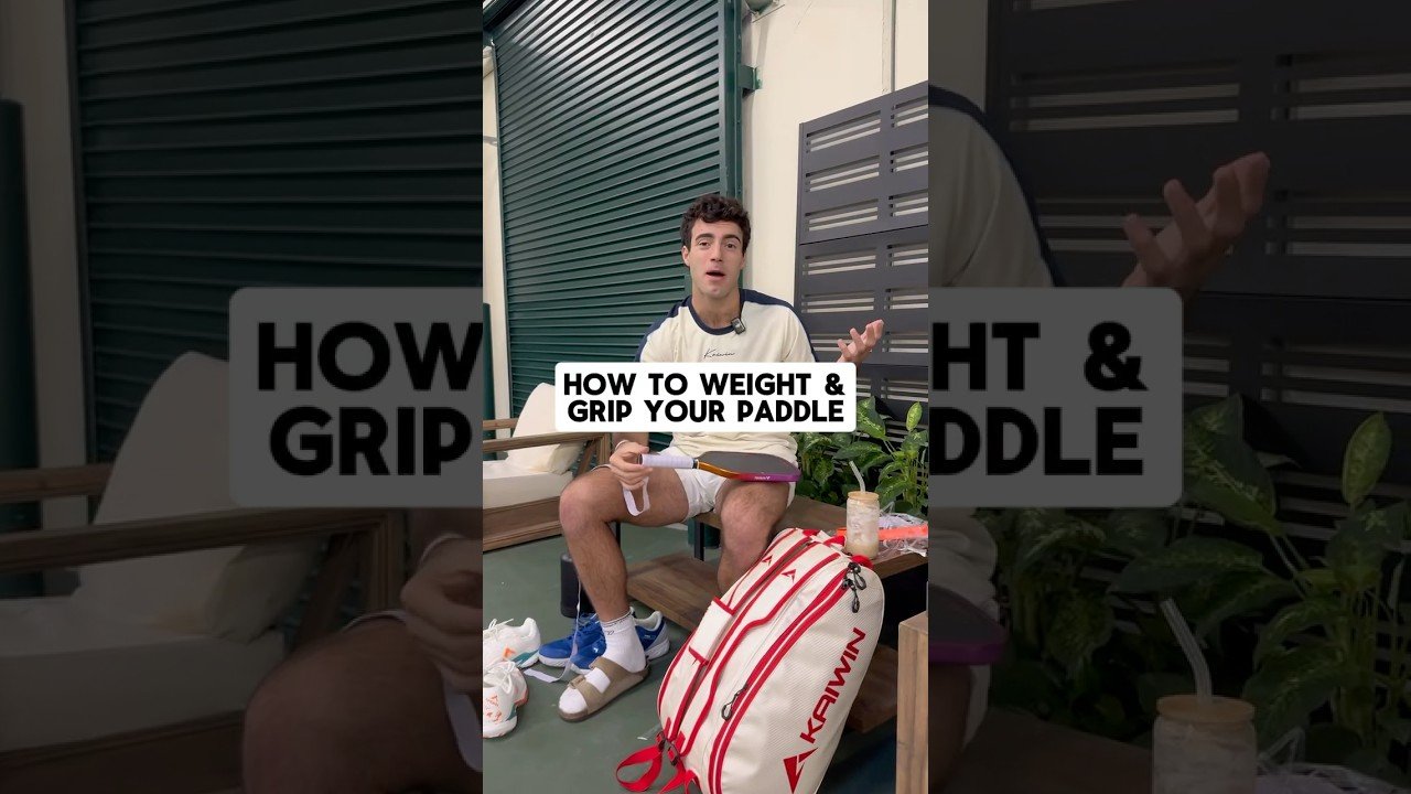 Pickleball Paddle Setup: Grip, Weight and Lead Tape Ideas – The Dink Pickleball