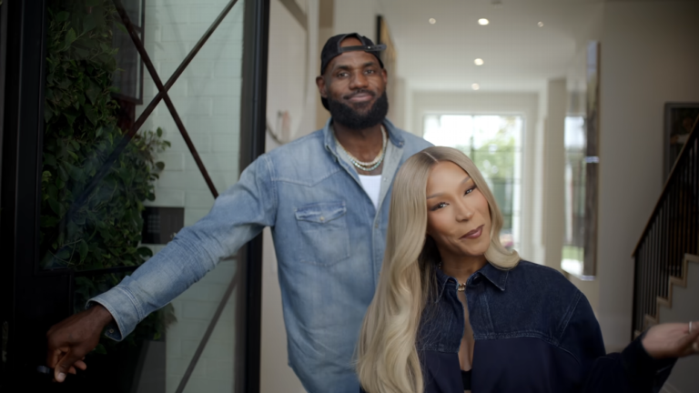 LeBron and Savannah James give digital tour of their house