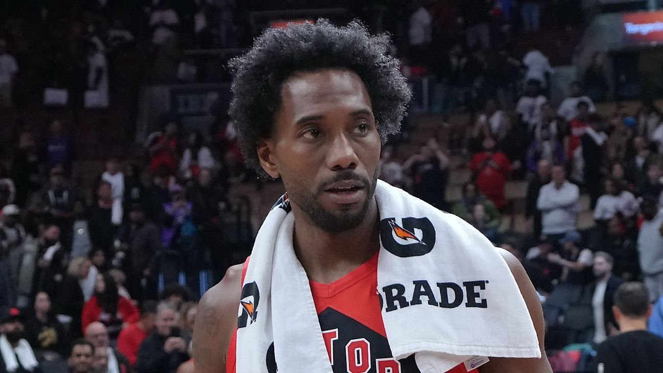 Raptors’ Kawhi Leonard out weeks on account of knee, sources say